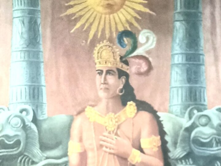 Retrato del Rey Nayar, detalle del &oacute;leo de Francisco D&iacute;az Gonz&aacute;lez, 1928